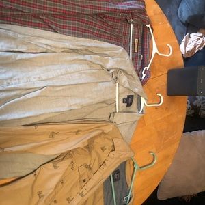 Three Bass Button-up shirts